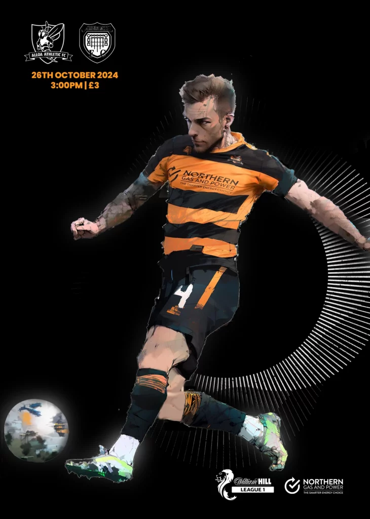 Programme - Alloa vs Arbroath 26.10.24