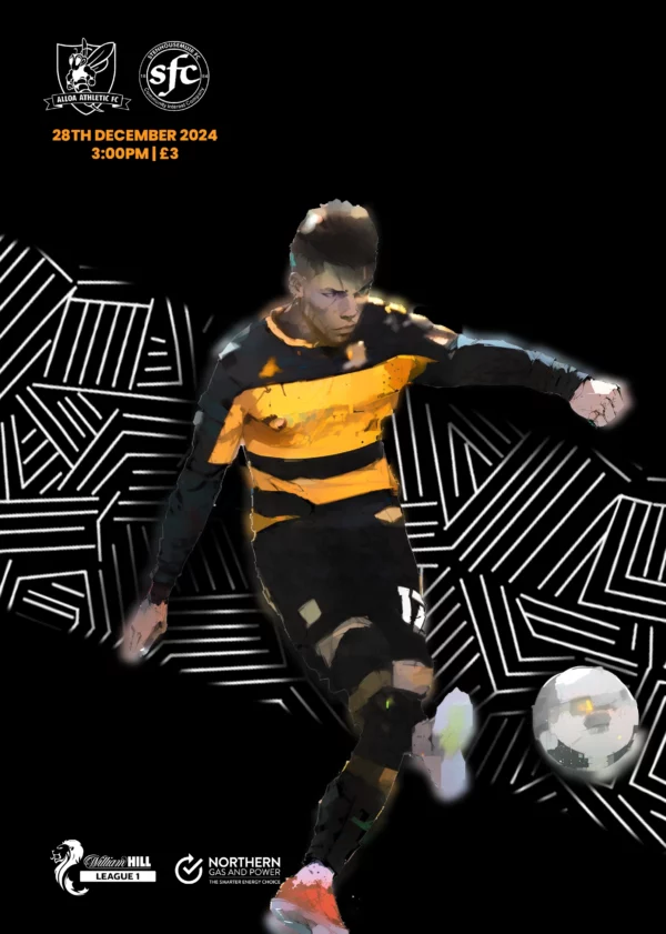 Programme - Alloa vs Stenhousemuir 28.12.24