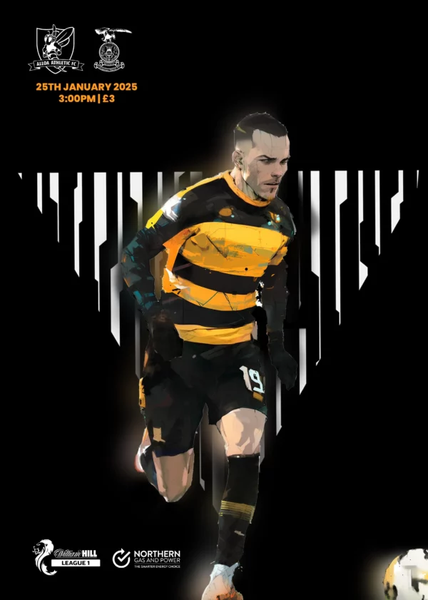 Programme - Alloa vs Inverness 25.01.25